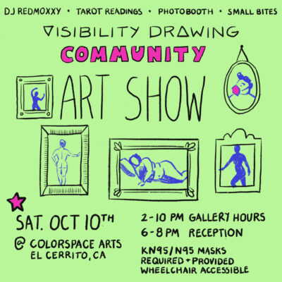 community art show graphic